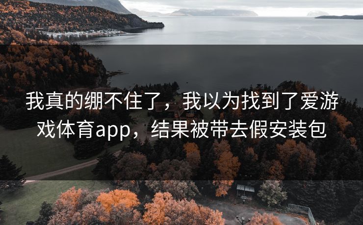 我真的绷不住了，我以为找到了爱游戏体育app，结果被带去假安装包